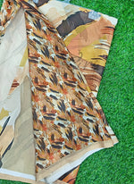 Load image into Gallery viewer, Latest Trendy Digital Print Floral Georgette Saree