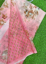 Load image into Gallery viewer, Latest Trendy Digital Print Floral Georgette Saree