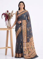 Load image into Gallery viewer, Latest Trendyl Digital Print Floral Georgette Saree