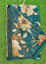 Load image into Gallery viewer, Latest Premium Digital Print Floral Georgette Saree with Blouse