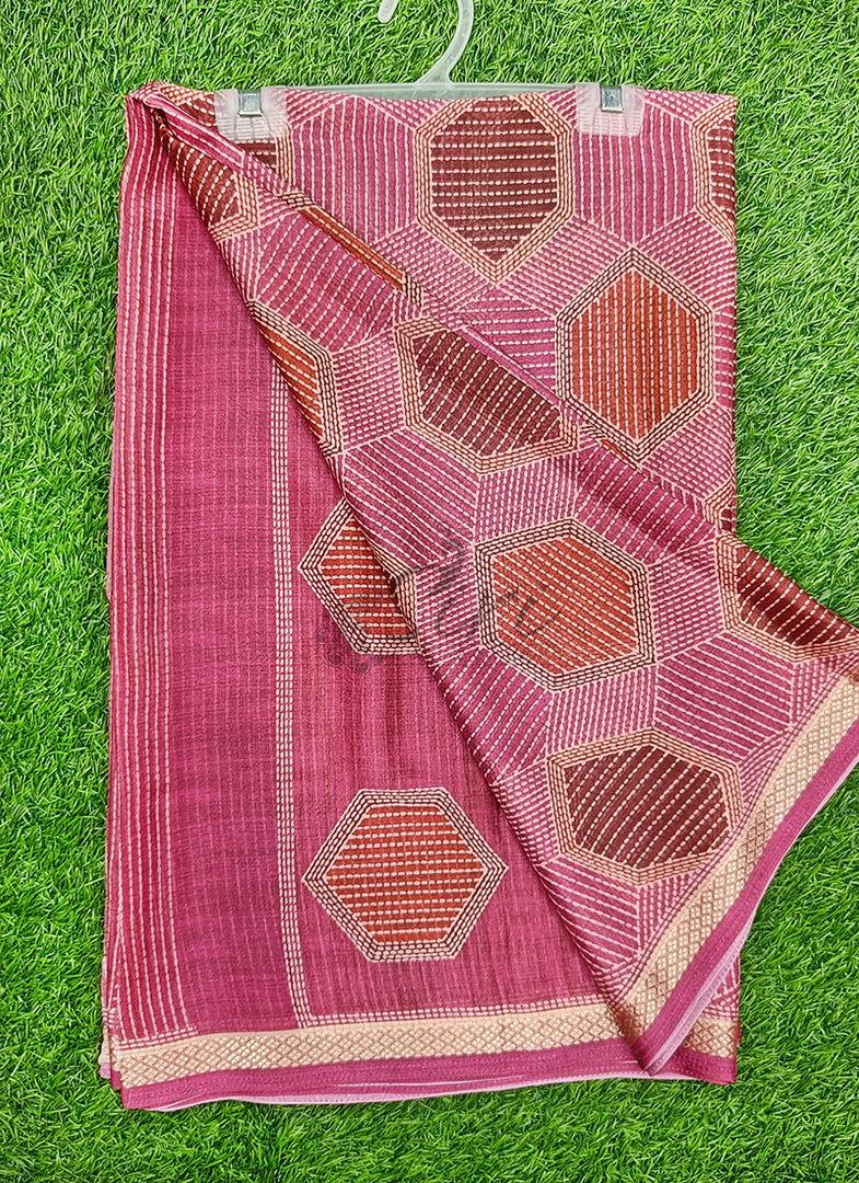 Siri Collections Premium Digital Print Georgette Saree with Blouse