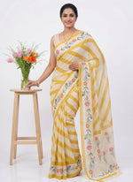 Load image into Gallery viewer, Latest Beautiful Digital Print Crepe Georgette Saree