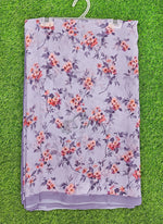 Load image into Gallery viewer, Trendy Floral Digital Print Georgette Saree