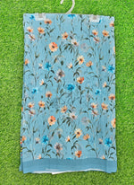 Load image into Gallery viewer, Latest Beautiful Digital Print Floral Georgette Saree