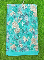 Load image into Gallery viewer, Trendy Floral Digital Print Georgette Saree