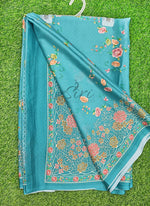 Load image into Gallery viewer, Trendy Floral Digital Print Crepe Georgette Saree