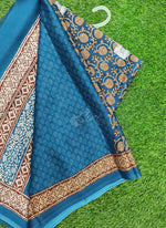 Load image into Gallery viewer, Trendy Floral Digital Print Crepe Georgette Saree