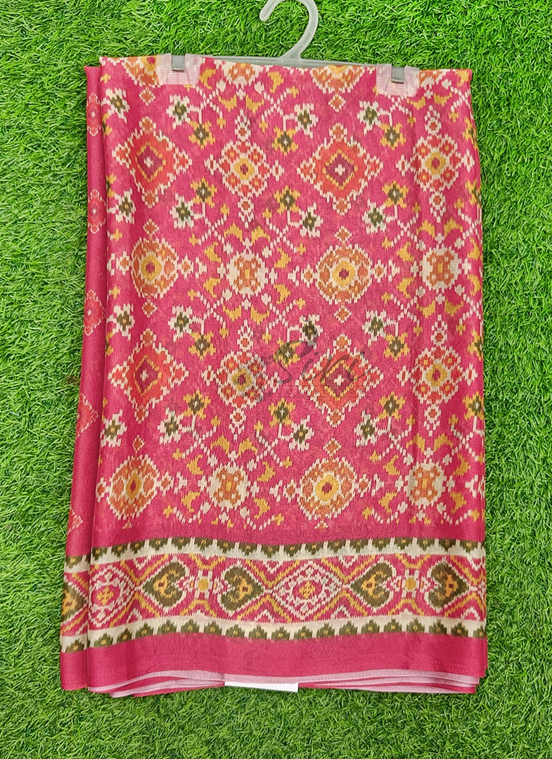 Latest Beautiful Digital Print Crepe Georgette Saree