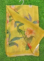 Load image into Gallery viewer, Latest Beautiful Digital Print Floral Georgette Saree