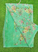 Load image into Gallery viewer, Latest Beautiful Digital Print Floral Georgette Saree