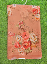 Load image into Gallery viewer, Latest Beautiful Digital Print Floral Georgette Saree