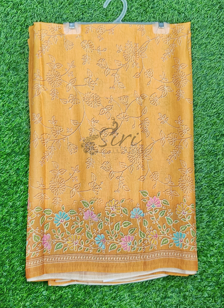 Latest Beautiful Premium Digital Print Crepe Georgette Saree