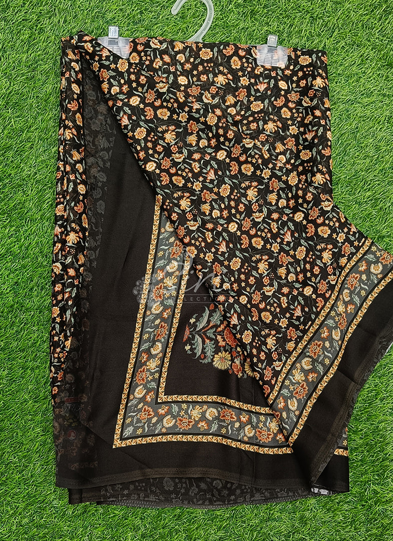 Latest Beautiful Premium Digital Print Crepe Georgette Saree