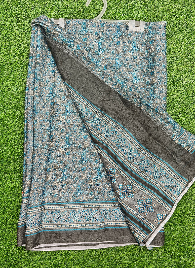 Latest Beautiful Premium Digital Print Crepe Georgette Saree
