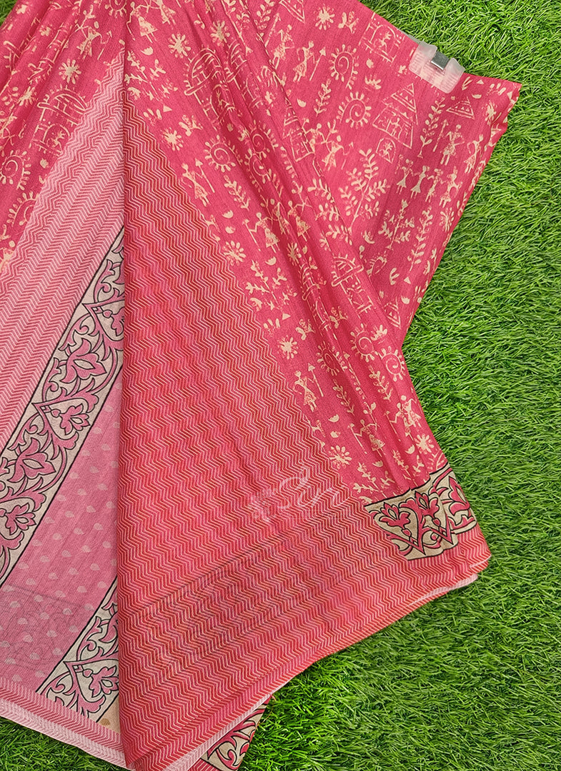 Latest Beautiful Premium Digital Print Crepe Georgette Saree
