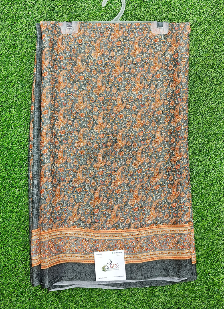 Latest Beautiful Premium Digital Print Crepe Georgette Saree