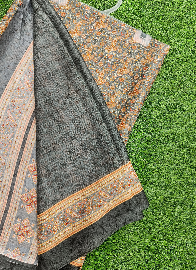 Latest Beautiful Premium Digital Print Crepe Georgette Saree