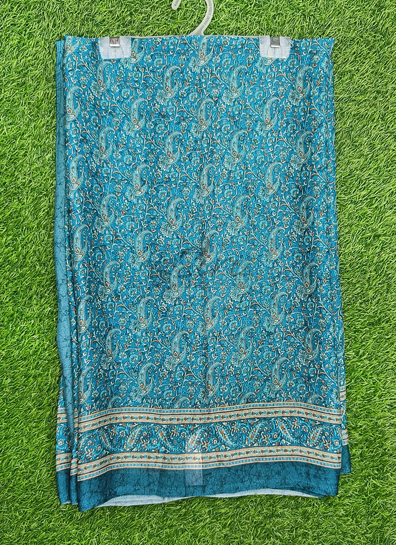 Latest Beautiful Premium Digital Print Crepe Georgette Saree