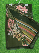 Load image into Gallery viewer, Latest Beautiful Digital Print Floral Georgette Saree