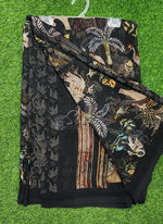 Load image into Gallery viewer, Latest Beautiful Digital Print Floral Georgette Saree