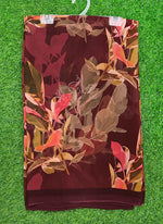 Load image into Gallery viewer, Latest Beautiful Digital Print Floral Georgette Saree