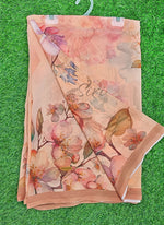 Load image into Gallery viewer, Latest Beautiful Digital Print Floral Georgette Saree