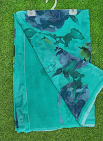 Load image into Gallery viewer, Lovely Premium Digital Print Floral Georgette Saree