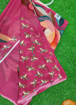 Load image into Gallery viewer, Lovely Soft Digital Print Georgette Saree
