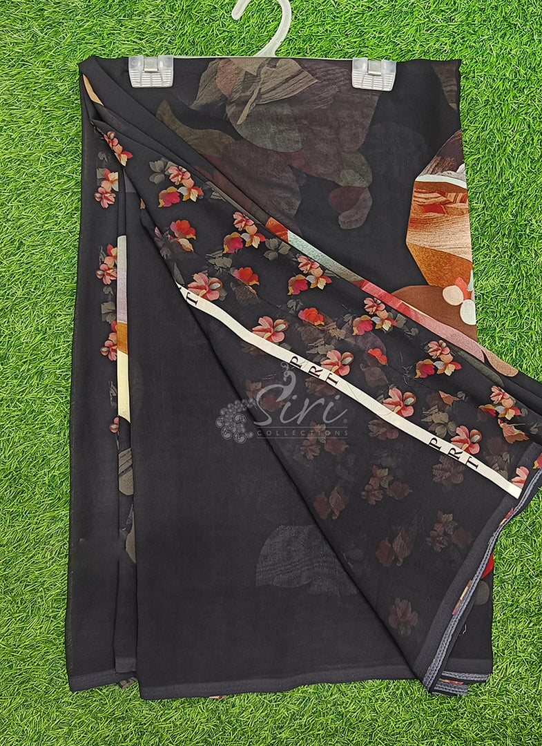 Lovely Soft Digital Print Georgette Saree