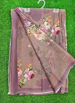 Load image into Gallery viewer, Latest Beautiful Premium Digital Print Crepe Georgette Saree