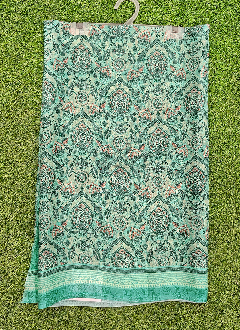 Latest Beautiful Premium Digital Print Crepe Georgette Saree