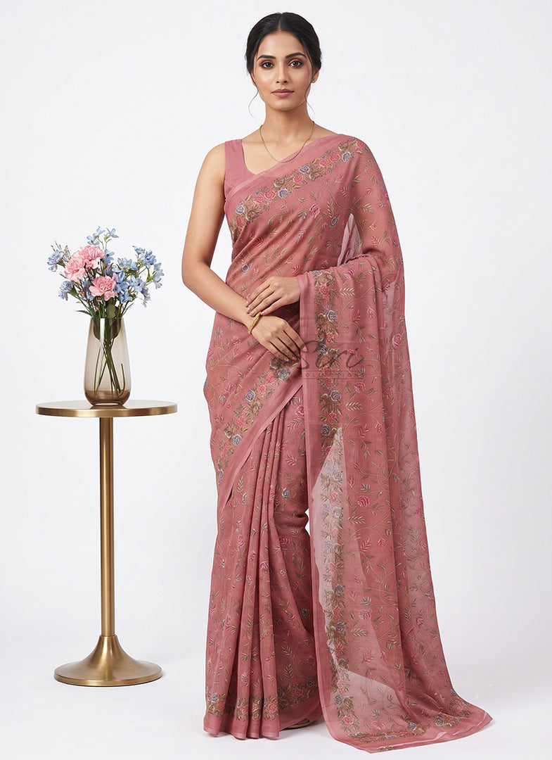 Latest Beautiful Premium Digital Print Crepe Georgette Saree