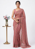 Load image into Gallery viewer, Latest Beautiful Premium Digital Print Crepe Georgette Saree