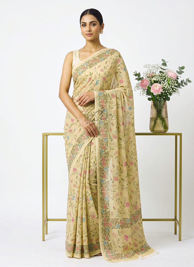 Latest Beautiful Premium Digital Print Crepe Georgette Saree