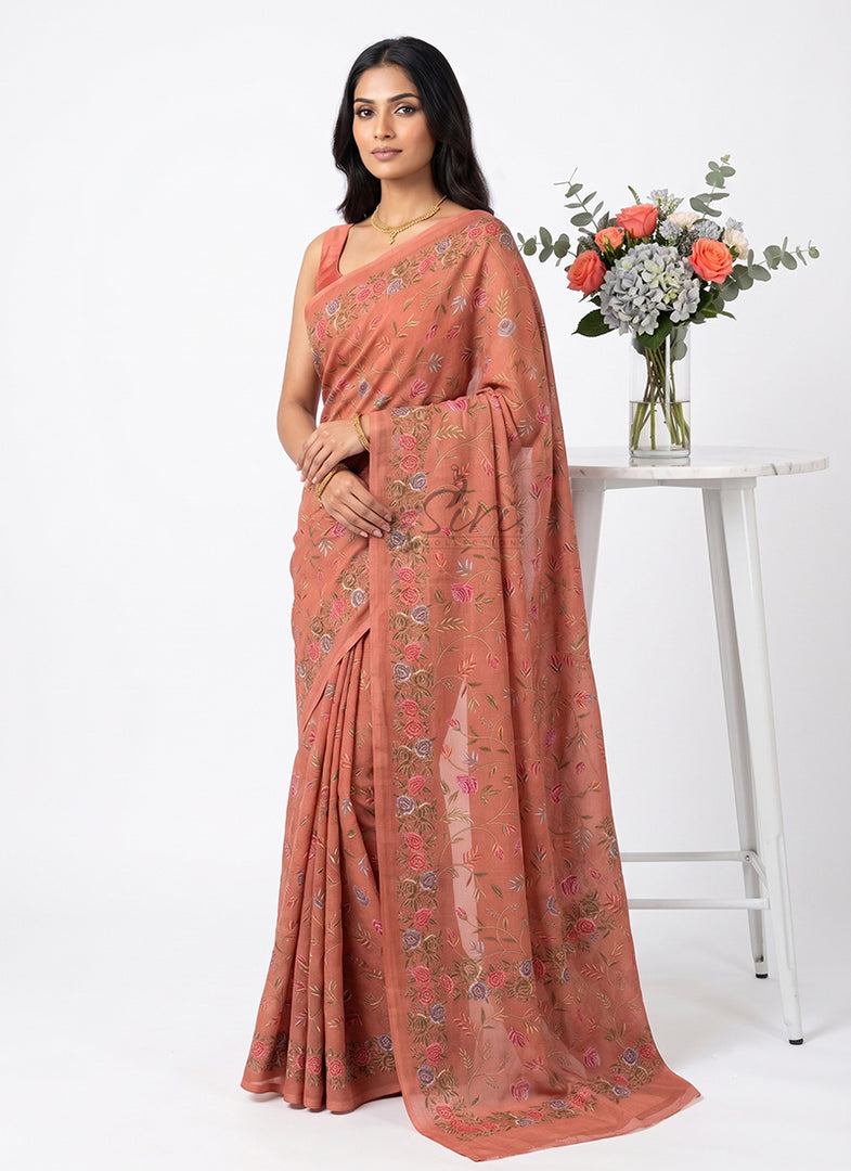 Latest Beautiful Premium Digital Print Crepe Georgette Saree