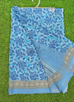 Load image into Gallery viewer, Siri Collections Beautiful Digital Print Floral Georgette Saree