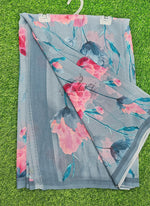 Load image into Gallery viewer, Siri Collections Beautiful Digital Print Floral Georgette Saree