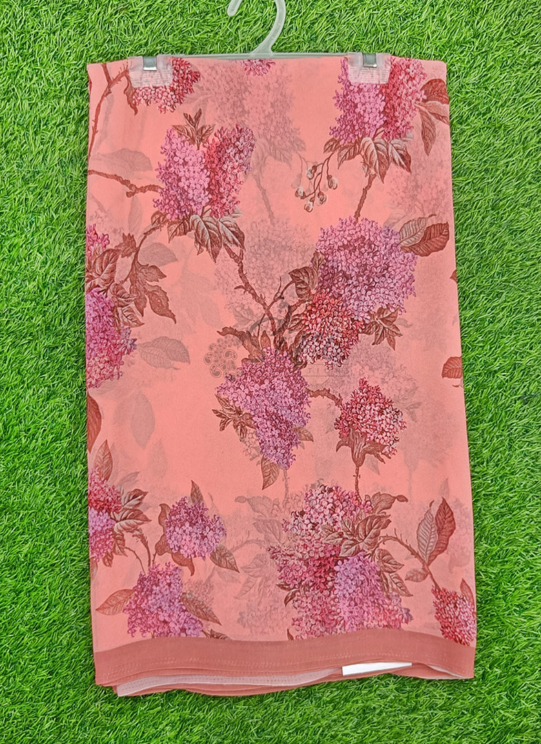 Siri Collections Beautiful Digital Print Georgette Saree