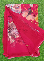 Load image into Gallery viewer, Siri Collections Beautiful Digital Print Georgette Saree