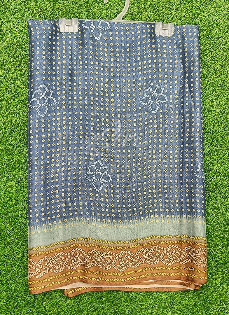 Siri Collections Latest Digital Print Crepe Georgette Saree