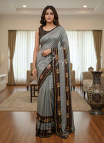 Load image into Gallery viewer, Beautiful Partywear Fancy Saree In Designer Borders
