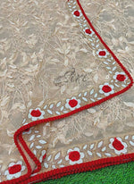 Load image into Gallery viewer, Beautiful Net Saree in Designer Embroidery Work
