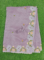 Load image into Gallery viewer, Beautiful Designer Crush Saree in Scallop Border
