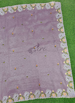 Load image into Gallery viewer, Beautiful Designer Crush Saree in Scallop Border

