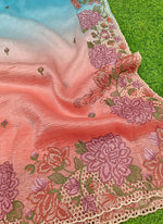 Load image into Gallery viewer, Beautiful Shaded Designer Crush Saree

