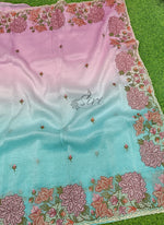 Load image into Gallery viewer, Beautiful Shaded Designer Crush Saree
