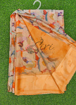 Load image into Gallery viewer, Lovely Digital Print Chiffon Saree in Satin Finish Border