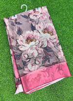 Load image into Gallery viewer, Lovely Digital Print Chiffon Saree in Satin Finish Border
