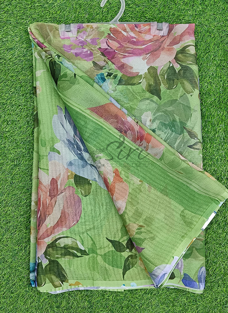 Latest Digital Print Nara Chiffon Saree