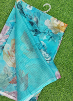 Load image into Gallery viewer, Latest Digital Print Nara Chiffon Saree
